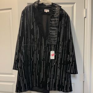 Fashion Nova Aliana Belted Rhinestone Blazer Dress